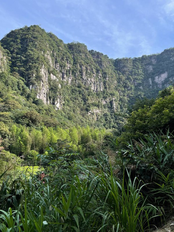 单人速穿黄连盂，也是第一次尝试越野跑