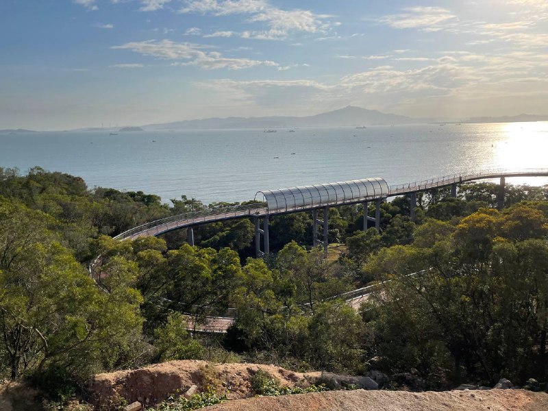 真正的山海步道来了，厦门东坪山健康步道林海线第三期进入最后收尾阶段，明年元旦开放