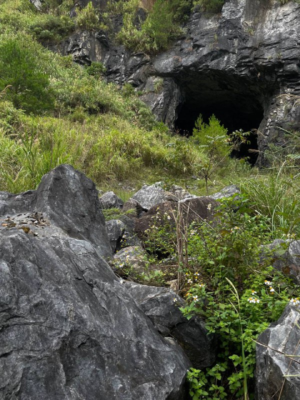 在厦门探索过很多防空洞，下午在龙岩走的这条野线附近也有不少废弃矿洞