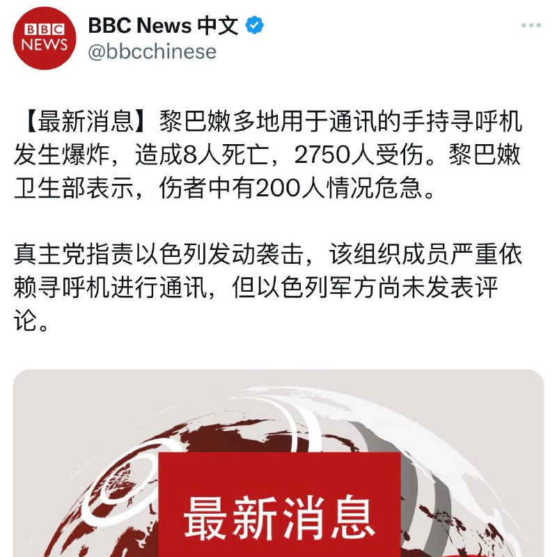 这个世界的参差真是让我大开眼界，没想到呼机还在某些地区广泛使用，更没想到的是这次采用了渗透硬件供应链的攻击方式，堪称天马行空、羚羊挂角