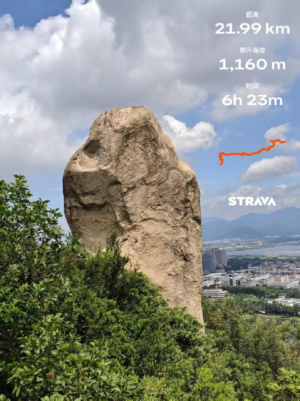 海沧七山轻松完成，这条应该是我开的线，今天是第一批爬的人，图片都是队友拍的